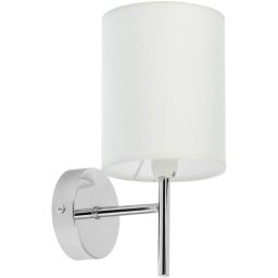 Candellux Yan kinkiet 1x40W biały/chrom 21-45249