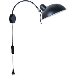 Candellux Nora kinkiet 1x40W czarny 21-53602