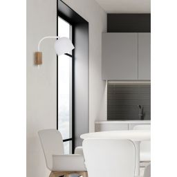 Candellux Rupi kinkiet 1x40W biały 21-75482