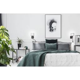 Candellux Polo kinkiet 1x40W szary/czarny 21-75499