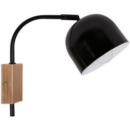 Candellux Rupi kinkiet 1x40W czarny 21-76687