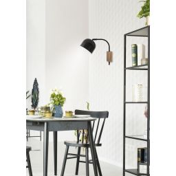 Candellux Rupi kinkiet 1x40W czarny 21-76687