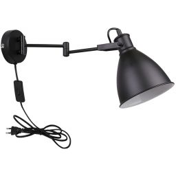 Candellux Espera kinkiet 1x40W czarny/biały 21-85238