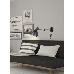 Candellux Espera kinkiet 1x40W czarny/biały 21-85238