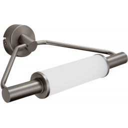 Candellux Major kinkiet 2x4W LED nikiel satyna/biały 22-27842