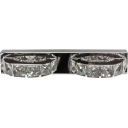 Candellux Shipi kinkiet 2x3W LED stal nierdzewna/kryształ 22-45300