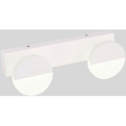 Candellux Sing kinkiet 2x3W LED biały 22-72801