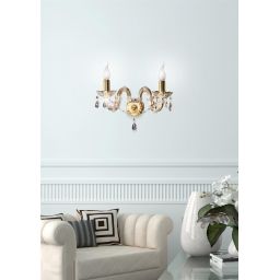 Candellux Maria Teresa kinkiet 2x40W złoty 22-94592