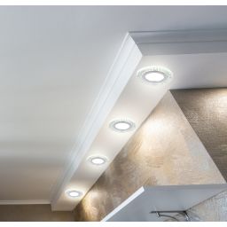 Candellux SSP-28 lampa do zabudowy 2x5W srebrny/przezroczysty 2203164