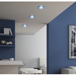 Candellux lampa do zabudowy 1x50W + 1x2,1W LED przezroczysty/chrom 2226934