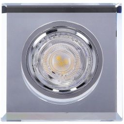 Candellux lampa do zabudowy 1x50W + 1x2,1W LED przezroczysty/chrom 2226934