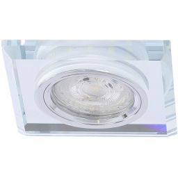 Candellux lampa do zabudowy 1x50W + 1x2,1W LED przezroczysty/chrom 2226934