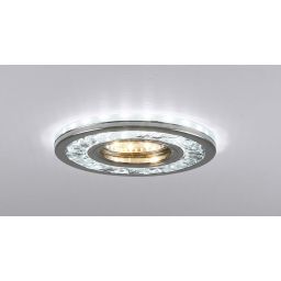 Candellux lampa do zabudowy 1x50W + 1x3W LED chrom 2268705