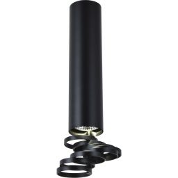 Candellux Tuba lampa podsufitowa 1x50W czarna 2282763