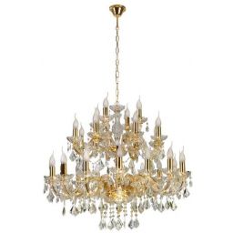 Candellux Maria Teresa lampa wisząca 28x40W złoty 30-94622