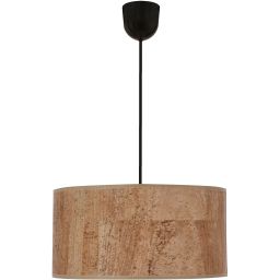 Candellux Ecoline lampa wisząca 1x60W czarny/beżowy 31-18519