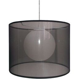 Candellux Chicago lampa wisząca 1x60W czarna 31-24879