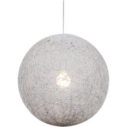 Candellux Caruba lampa wisząca 1x60W biała 31-26913