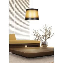 Candellux Sandy lampa wisząca 1x60W czarny/żółty 31-29850