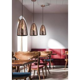 Candellux Sfinks lampa wisząca 1x60W miedziana 31-43313