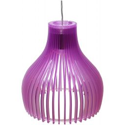 Candellux Buren lampa wisząca 1x60W fioletowa 31-50314