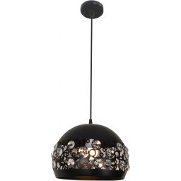 Candellux Jolina lampa wisząca 1x40W czarna 31-69696