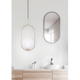 Candellux Cordel lampa wisząca 1x28W mosiądz/biały 31-73457