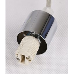 Candellux Oden lampa wisząca 1x40W chrom/biała 31-03232