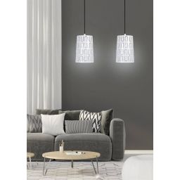 Candellux Vista lampa wisząca 2x60W biała 32-64271