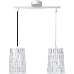 Candellux Vista lampa wisząca 2x60W biała 32-64271