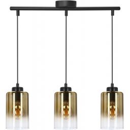 Candellux Aspra lampa wisząca 3x60 W czarna 33-16270