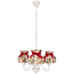 Candellux Rozano lampa wisząca 3x40 W biała-multikolor 33-36902