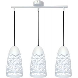 Candellux Sabrin lampa wisząca 3x60W biała 33-54876