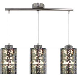 Candellux Nocturno lampa wisząca 3x40W mix kolorów/chrom 33-57709