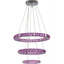 Candellux Lords lampa wisząca 48W LED chrom 33-63090