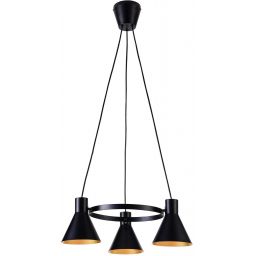Candellux More lampa wisząca 3x40W czarny mat 33-71156