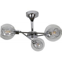 Candellux Ozzo lampa podsufitowa 3x40W chrom 33-72214