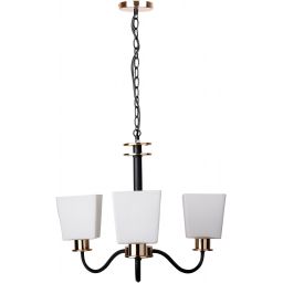 Candellux Schubert lampa wisząca 3x60W czarny/złoty 33-74232