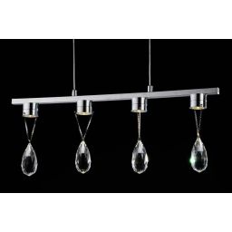 Candellux Prisma lampa wisząca 4x3W LED chrom 34-25708