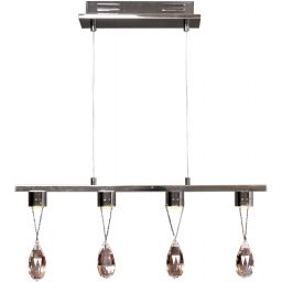 Candellux Prisma lampa wisząca 4x3W LED chrom 34-25708