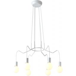Candellux Basso lampa wisząca 6x40W biały mat 36-71026