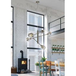 Candellux Migo lampa wisząca 6x10W chrom 36-72528