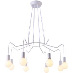 Candellux Basso lampa wisząca 8x40W biały mat 38-71040