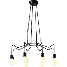 Candellux Basso lampa wisząca 8x40W czarny mat 38-71057