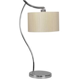 Candellux Draga lampa stołowa 1x60W kremowa/chrom 41-04239