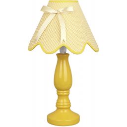 Candellux Lola lampa stołowa 1x40W żółta 41-04680