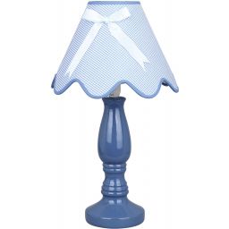 Candellux Lola lampa stołowa 1x40W niebieska 41-04710
