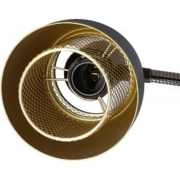 Candellux Aleksandria lampa stołowa 1x40W czarny/złoty 41-13774