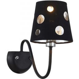 Ledea Batley kinkiet 1x60W czarny 50401108