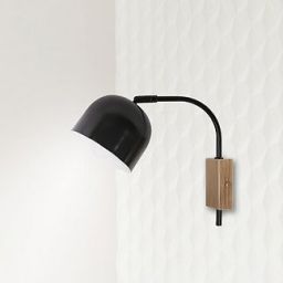 Candellux Rupi kinkiet 1x40W czarny 21-76687